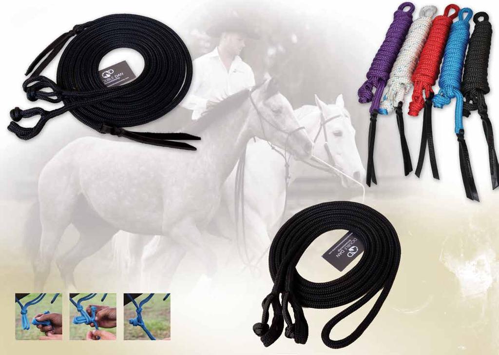 Lead Rope 10 foot Ideal length for the Double Dan Horsemanship ground control exercises.