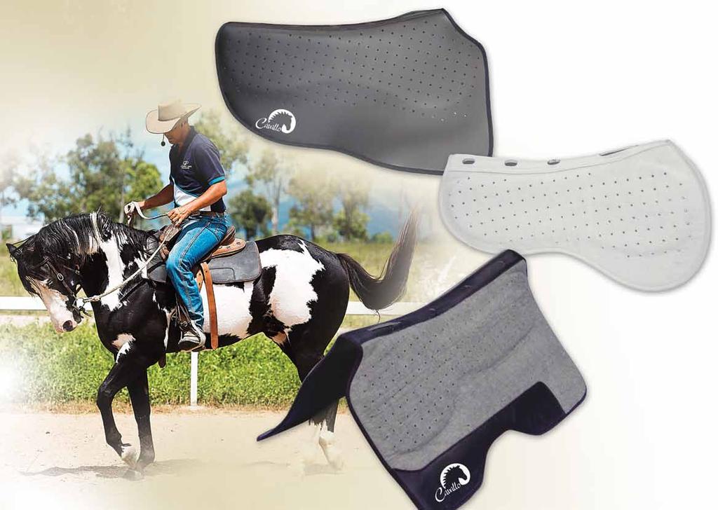 Stock Barrel Endurance Saddle Pad Shaped to the horse s top line, allowing ample wither space. Memory foam ensures that pressure and weight are not continual, but yielding.