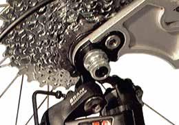 2 Now check that there are 3 chain rivets between the point where the chain leaves the biggest sprocket and where it first touches the top jockey