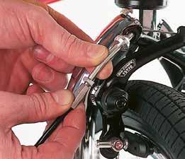 5 Some U brakes may be fitted with a cable pipe that fits into a socket on one of the brake arms.