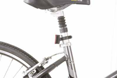 Depending on the type supplied, the front reflector may be fitted to the handlebar or fork and the rear fitted to the