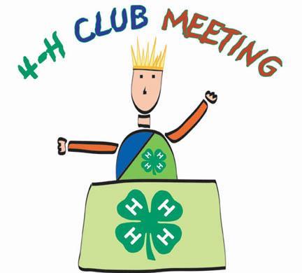 4-H IN SCHOOL CLUBS There are many ways clubs can be run, some are run by officers.