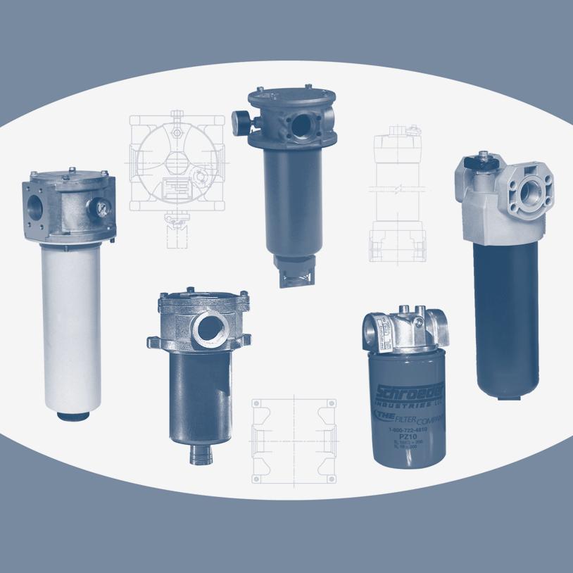 Principles of Filtration s Section 4 Section 4 High Pressure s Tank-, Return Line and Medium Pressure Water Service s Reservoir Accessories Suction s Flow Pressure Length gpm (L/min) psi (bar) and/or