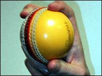SEAM POSITION The stitching around the centre of the ball is called the seam, which acts as a rudder for faster bowlers.