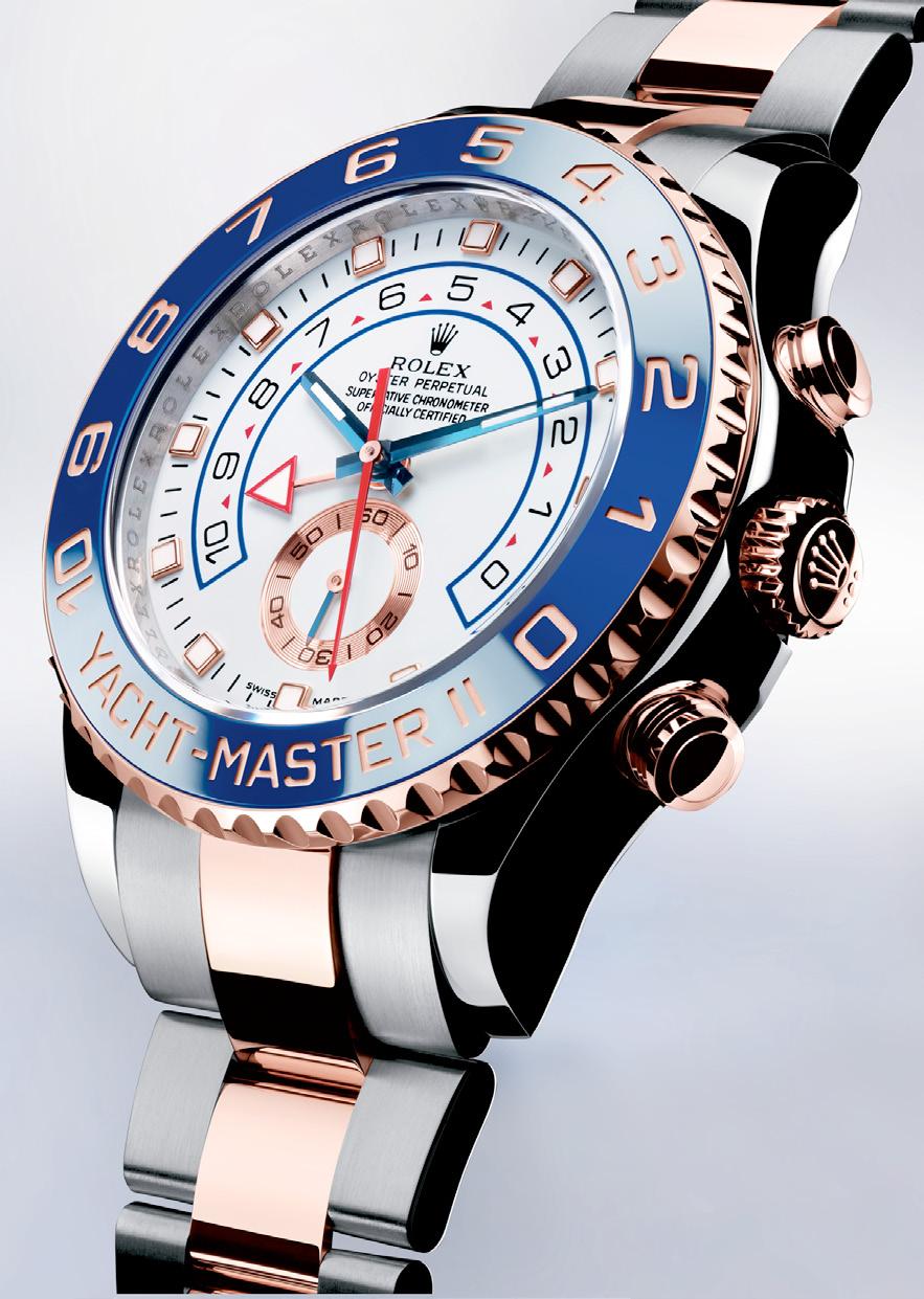 Function of the Yacht-Master II on-the-fly synchronisation As in any contest of speed, precision is of the essence in a regatta.
