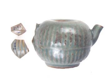 Fragments of Chinese celadon from the Sung Dynasty