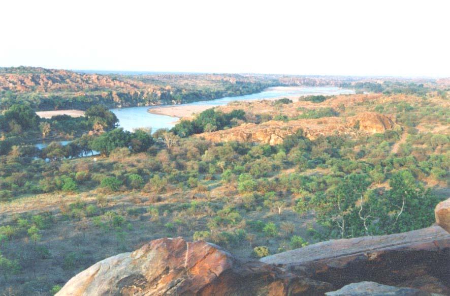The Limpopo River looking
