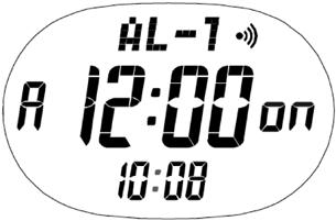 nglih LRM TIM STTING or Pre to elect the deired alarm channel (from L-1 to L-3). Pre for 2 econd to how LRM STTING diplay. Pre to elect the digit to be adjuted (hour/minute). Set the flahing digit.