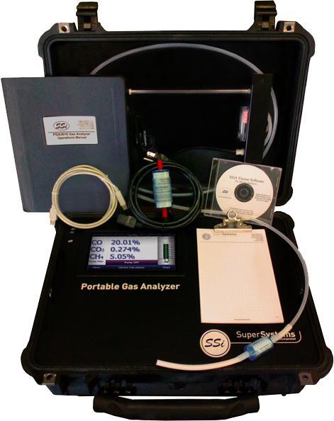 Introduction The Model PGA3510 (P/N 13533) is a portable 3-Gas IR analyzer with an Oxygen (O 2 ) cell.