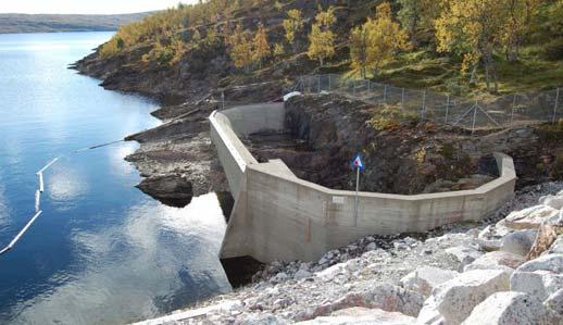 The Dam Innerdalen Spillway The hydropower reservoir Innerdalsvatnet is located 100 km south of Trondheim in Norway.