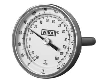 20 Category Industrial Thermometer Connection ¼" NPT Back Dial size 2" Stem length 1 2½" Scale F & C List price $49.
