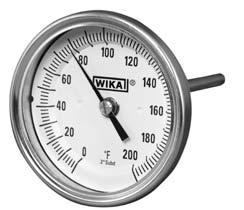 BIMETAL THERMOMETERS Mechanical Temperature > Bimetal Thermometers > TI.30/TI.50, TI.31/TI.51 Type TI.30 / TI.50 Type TI.
