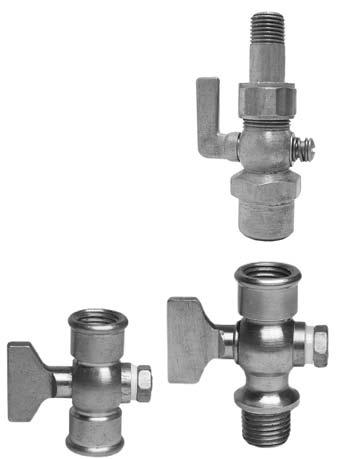 ACCESSORIES Accessories > 910.10, 910.11 Type 910.10 Pressure Gauge Cocks Material Lever type Connection Press.