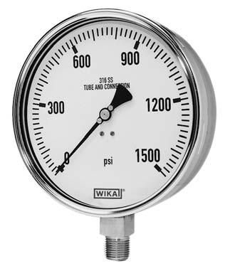 INDUSTRIAL GAUGES Mechanical Pressure > Industrial Gauges > 232.