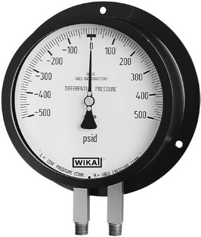 DIFFERENTIAL PRESSURE GAUGES MECHANICAL PRESSURE Mechanical Pressure > Differential Gauges 712.