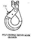b. Hooks that show wear exceeding 10% or an increase in the throat opening of 5% (maximum of ¼ in (6mm)), or as recommended by the manufacturer, or any visibly apparent bend or twist from the plane