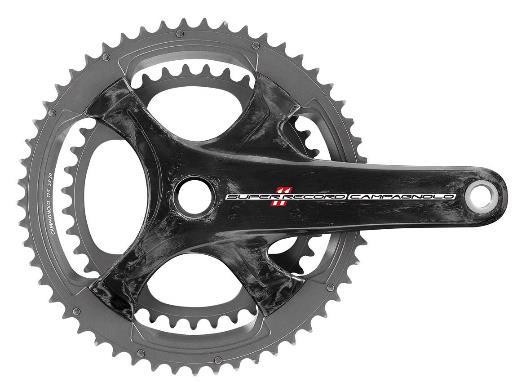3.4.2 Subsystem #2: Chains Figure 12: Campagnolo Super Record Crankset The chains are held in place by the toothed gears that are the chain rings and cassettes.