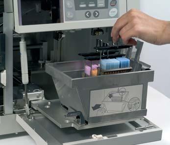 Film manually. This eliminates the need to use a second coverslipper for slides, stained manually or in another stainer.
