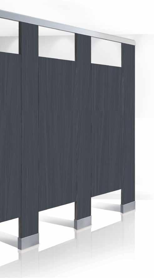 DesignerSeries High Pressure Laminate (HPL) 1040 PRIVACY Features Impact and graffiti-resistant 1" Doors, stiles and panels Concealed stainless steel hardware Class B ASTM E 84 Interior Wall and