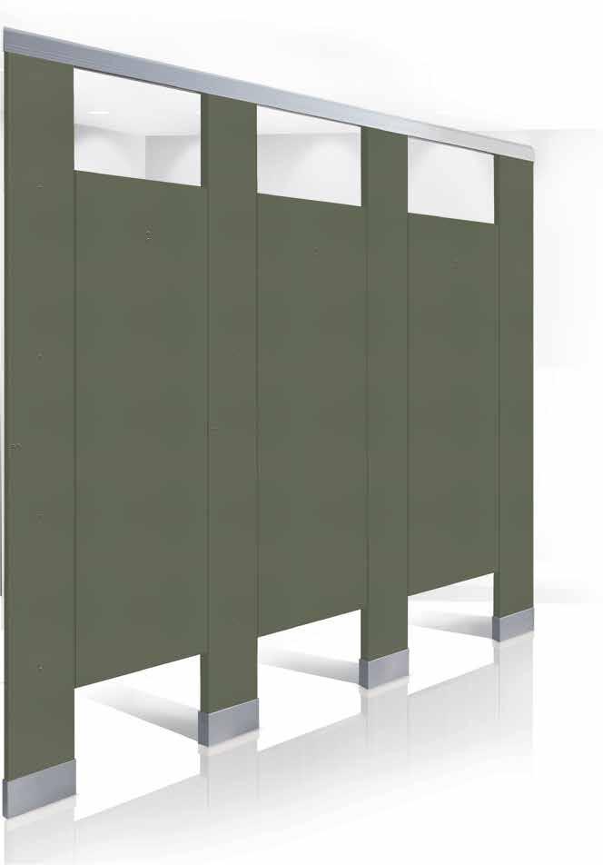 SierraSeries Solid Color Reinforced Composite (SCRC) 1090 PRIVACY Features Solid color-through material Ultra-hard Graffiti-Off surfaces Scratch, dent, moisture and impact-resistant 3/4" Doors/stiles