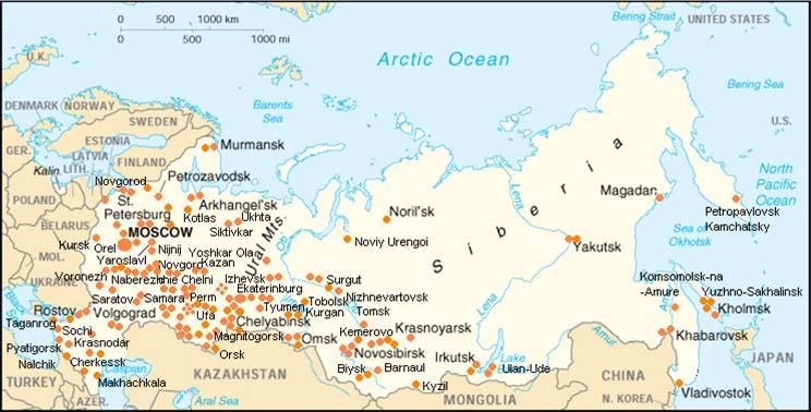 RUSSIA Vianor Partner Outlets in Russia and CIS (31 December 2009) 353