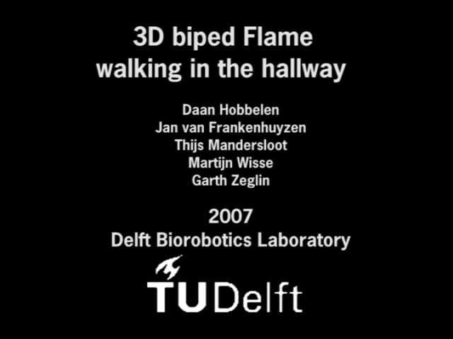 Dynamic Walking or Limit Cycle Walking Actuated Dynamic Walkers have been recently developed (e.g., robot Flame developed at TU Delft).