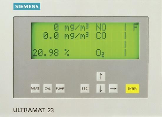 Siemens AG 03 Design " rack unit with 4 HU for installation - in hinged frame - in cabinets, with or without telescopic rails Flow indicator for sample gas on front plate; option: integrated sample