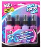 Tulip Fabric Glitter Spray 5 glitzy colors 4-oz.
