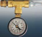 Inlet Pressure Gauge Inlet pressure gauge enables a user to check pressure at the inlet of MSA air-supply hose, thereby assuring that air pressure is within the certified range.
