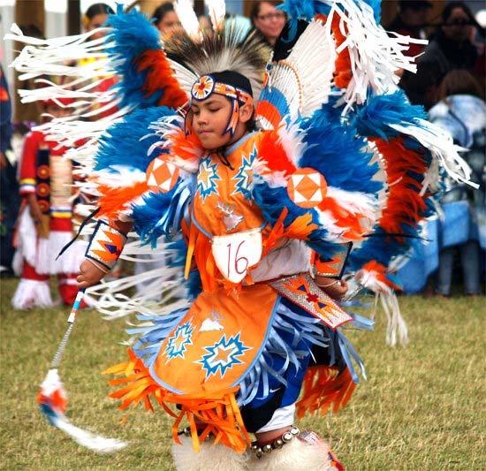 Men s Fancy Most vibrant and colourful regalia Two bustles Fancy footwork and complex moves