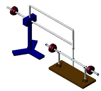 For the tests of inclination, the geometric similarity and mass (weight and center of mass) ensures the quality of the prototype response given by the model response.