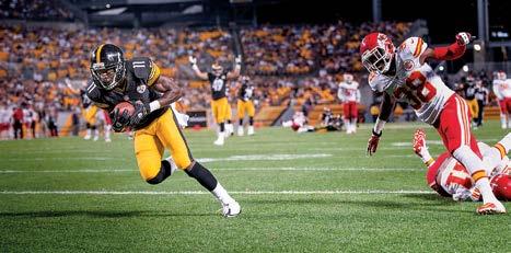 2014 HISTORY MEDIA INFORMATION STEELERS Preseason Results FOOTBALL STAFF MARKUS WHEATON 8/24/13 vs. Kansas City RECORDS STEELERS HISTORY 2013 IN REVIEW 2014 PLAYERS 2013 Record: 0-4 Steelers Opp. N.Y. Giants 13 18 (L) At Washington 13 24 (L) Kansas City (ot) 20 26 (L) At Carolina 10 25 (L) 2012 Record: 3-1 Steelers Opp.