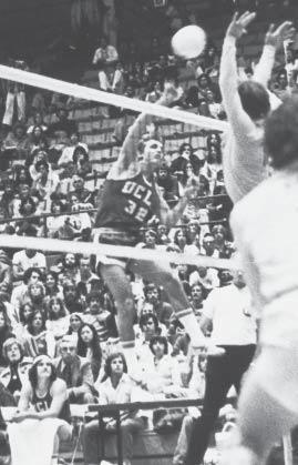 1970 - AT UCLA The Bruins won the first NCAA championship in Pauley Pavilion by surviving a round-robin tournament and easily sweeping Long Beach State in the final.
