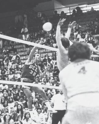1970 AT UCLA The Bruins won the first NCAA championship in Pauley Pavilion by surviving a roundrobin tournament and easily sweeping Long Beach State in the final.