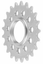Our stainless chainrings are not ramped or pinned for shifting assistance. Color: Natural Silver Compatibility: Designed to work with 3/32" (derailleur type) chains.