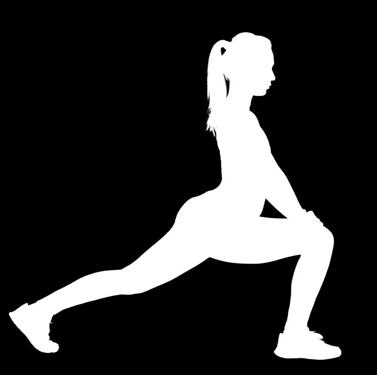 While in the lunge position, keep your knee over your ankle.