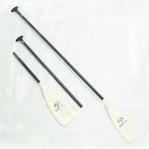 paddle has a T-handle, shaft and