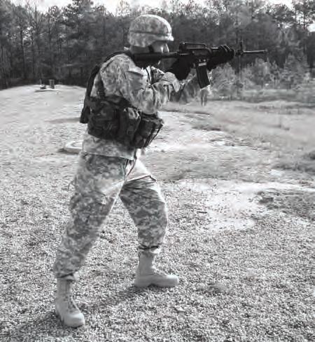 Advanced Rifle Marksmanship STANDING UNSUPPORTED FIRING POSITION 7-3.