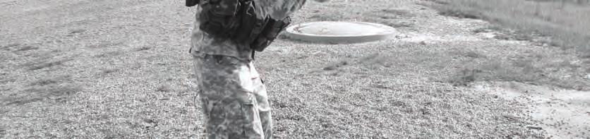 Although short-range engagements generally take place from the standing position, a Soldier may be required to engage targets from the kneeling position.