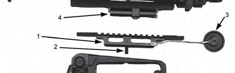 The mounting procedures are identical for the M16A4 rifle and M4 MWS. MOUNTING THE TWS ON AN M16A1/A2/A3 RIFLE 2-59.