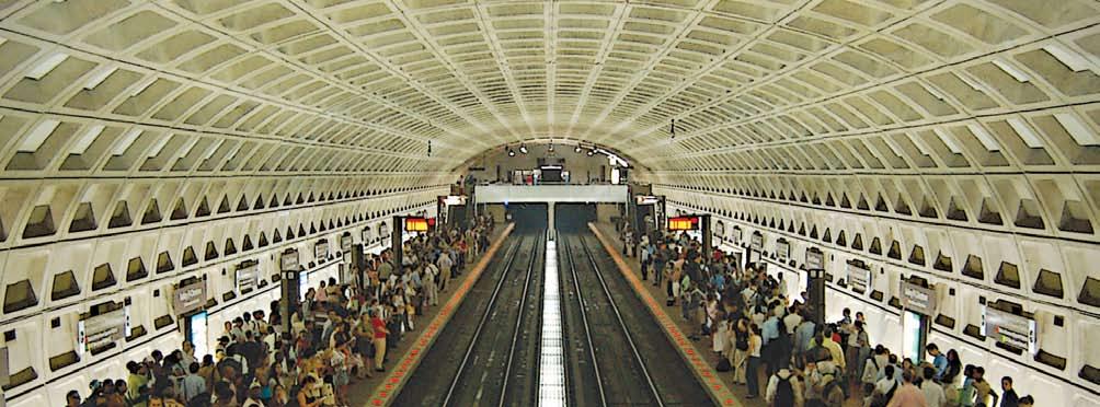 Markus Krisetya/Flickr WMATA s Dupont Circle subway station at rush hour: WMATA s subway system is the second busiest in the U.S.