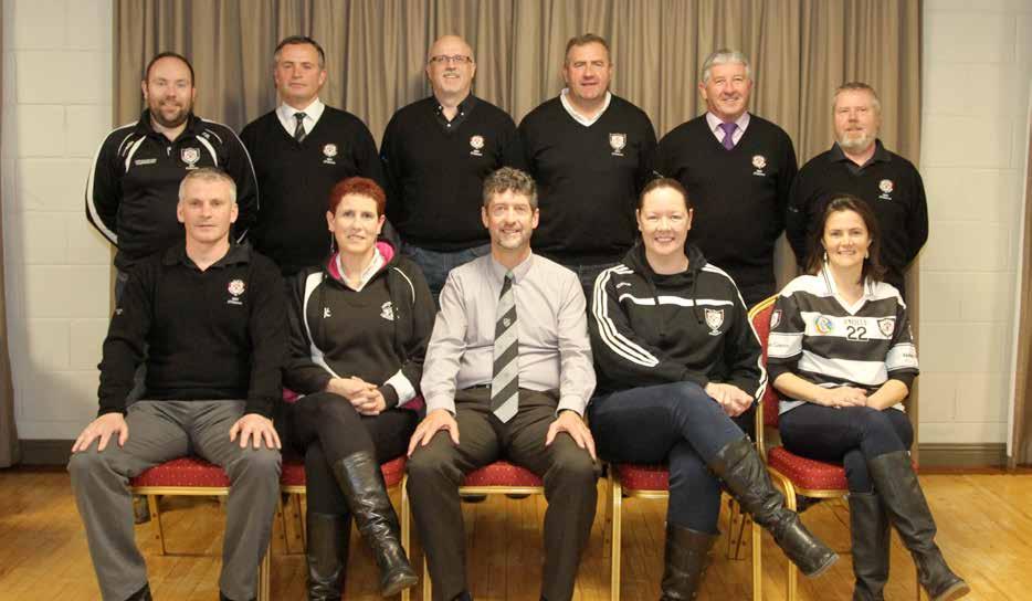 Year Club Steering Committee Front Row (Left to Right) - Cormac Quirke, Mairead Beausang, Mark Walsh (Chairman), Tracy Saunderson and