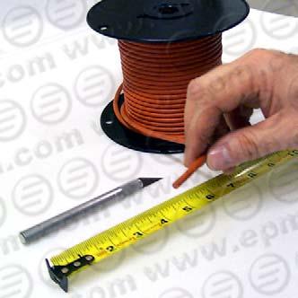 from spool Measuring length of cord