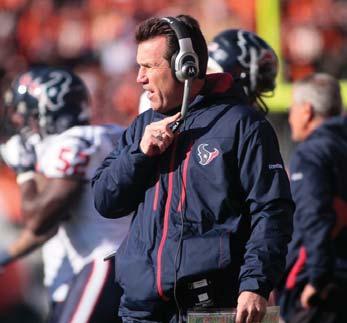 Kubiak was named the AFC Coach of the Year by Kansas City-based NFL 101 after leading the Texans to a 10-6 regular season record and the franchise s fi rst AFC South division crown, playoff berth and