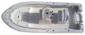 Suicide Knob Twin Insulated Forward Fish Boxes Recessed Trim Tabs Tackle Station 222 SPORTFISH Aluminum Bimini Top with SS Hardware Deluxe Hard Top with Radio Box and Spreader Light T-top Radio Box