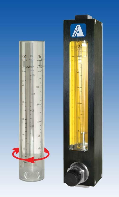 xv DIRECT READING MULTI-GAS FLOW METERS Incorporating traditional rotameter precision glass technology, these rugged brass and stainless steel fl ow meters offer accurate and economical solutions to