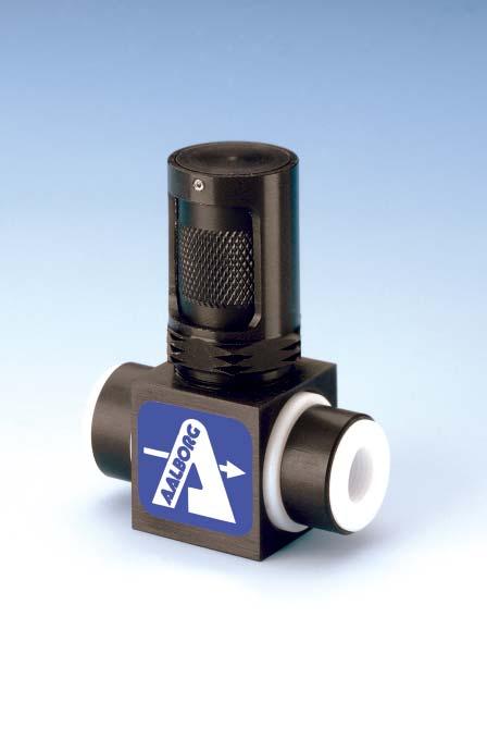 MVT TM valves are useful in regulating the fl ow of corrosive gases and liquids. They may be used in pressure or non-critical vacuum service and serve as bubble tight shutoff valves.