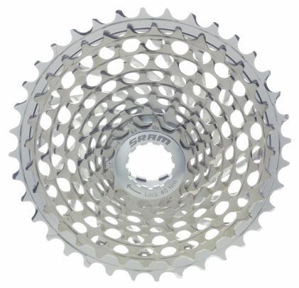 Option code: XLT 82 Front wheel cassette choice for 10 speed SRAM 11-36 SRAM 11-28 The optional cassette with