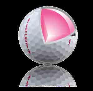 new aerodynamics give lady golfers exceptional distance and soft feel.