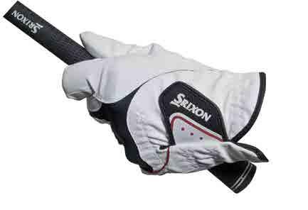 SRIXON Z-ALL WEATHER Newly developed synthetic leather fabric improves breathability and feel with lycra inserts.